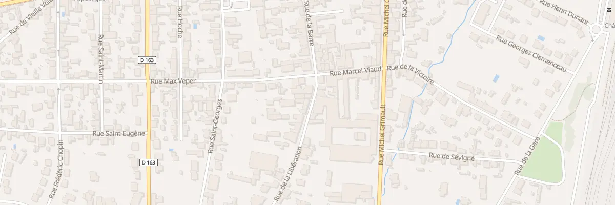 Plan du 6 Rue de la Libération à Châteaubriant
