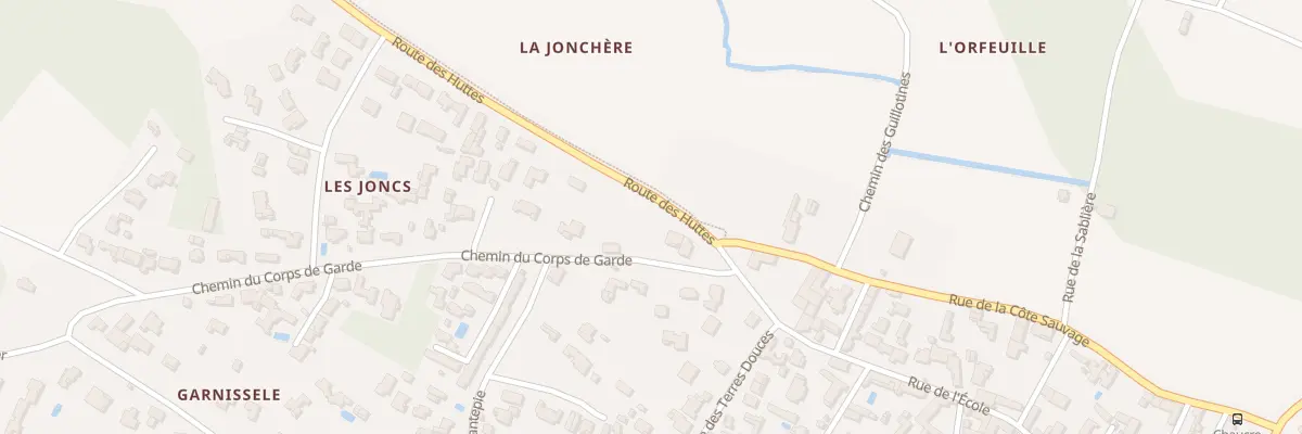 Plan du 45 Rte des Huttes à Saint-Georges-d’Oléron