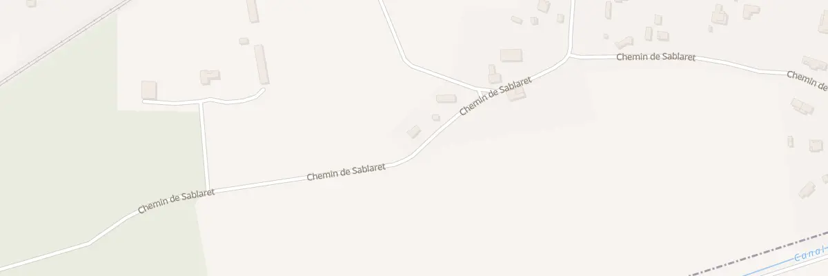 Plan du 1816 Che de Sablaret à Bénesse-Maremne