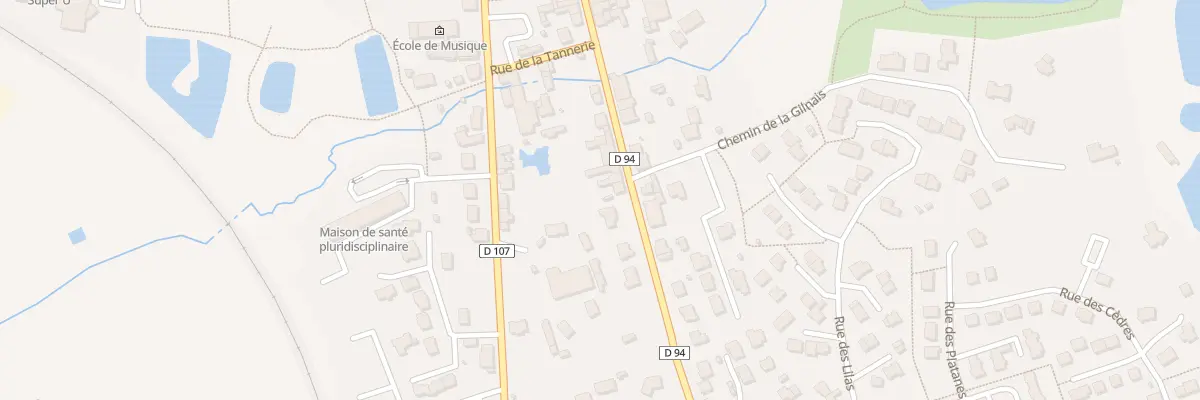 Plan du 18 Rue Jean Mermoz à Retiers