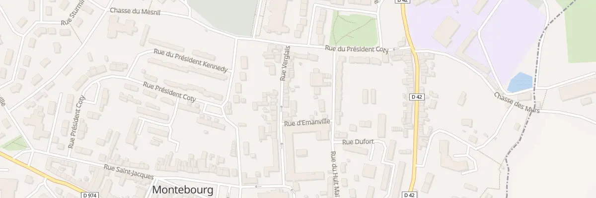 Plan du 16 Rue Verglais à Montebourg