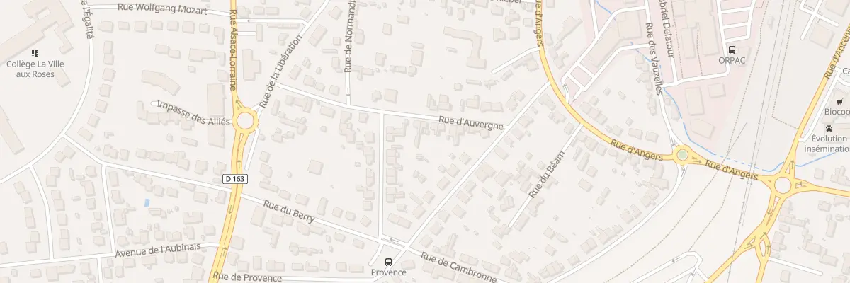 Plan du 11 Rue d’Auvergne à Châteaubriant