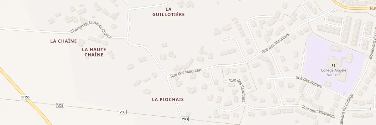 Plan du 22 Rue des Meuniers à Maen Roch