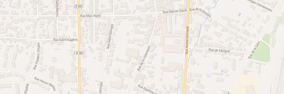 Plan du 20 Rue de la Libération à Châteaubriant