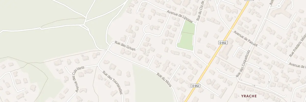 Plan du 14 Rue de Mora à Seignosse