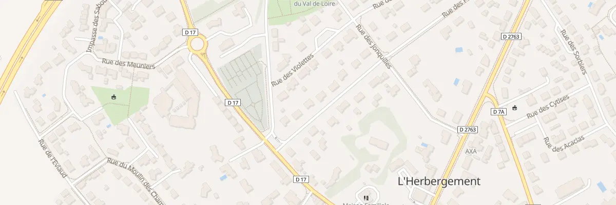 Plan du 26 Rue des primevères à L’Herbergement