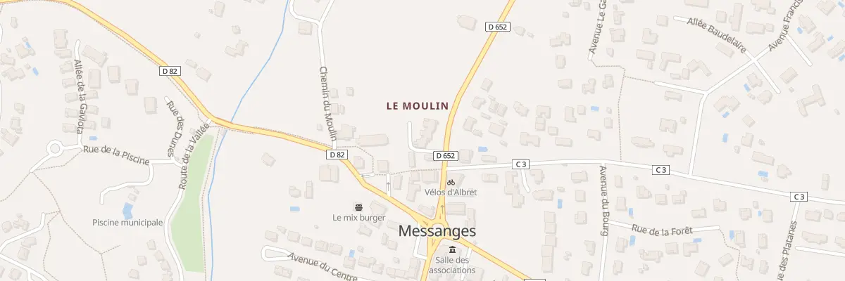 Plan du 7 Rte de la Côte d’Argent à Messanges