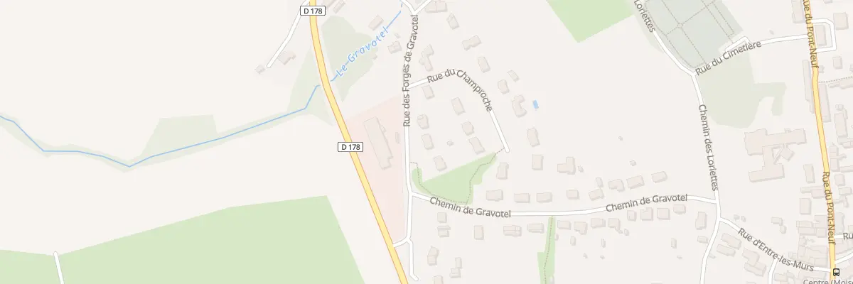 Plan du 6 Rue des Forges de Gravotel à Moisdon-la-Rivière