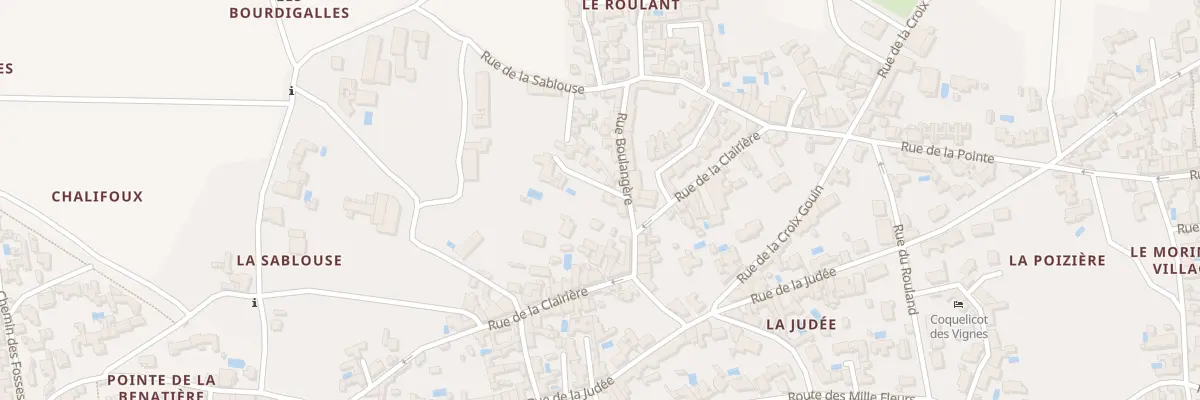 Plan du 1 Rue Boulangère au Bois-Plage-en-Ré