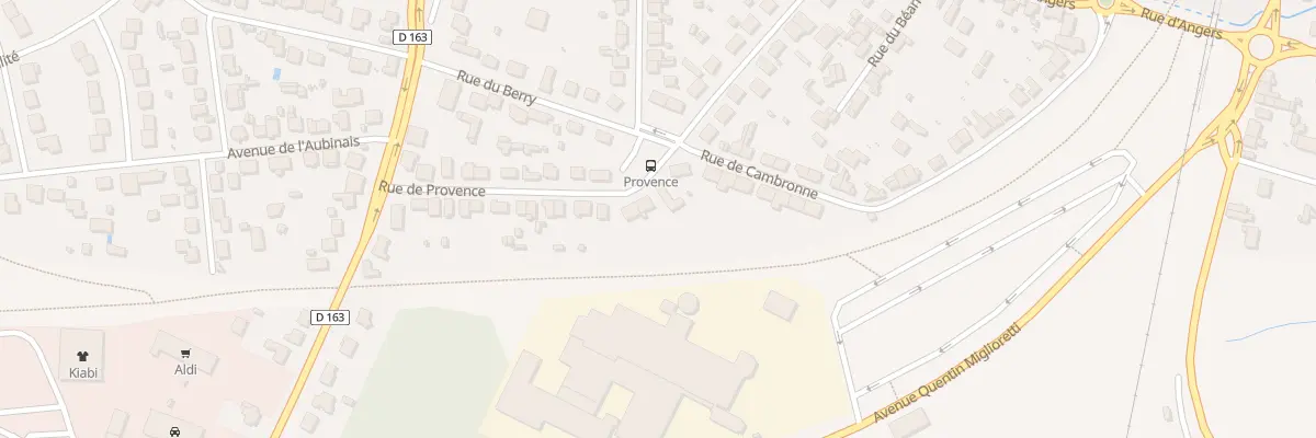 Plan du 33 Rue de Provence à Châteaubriant