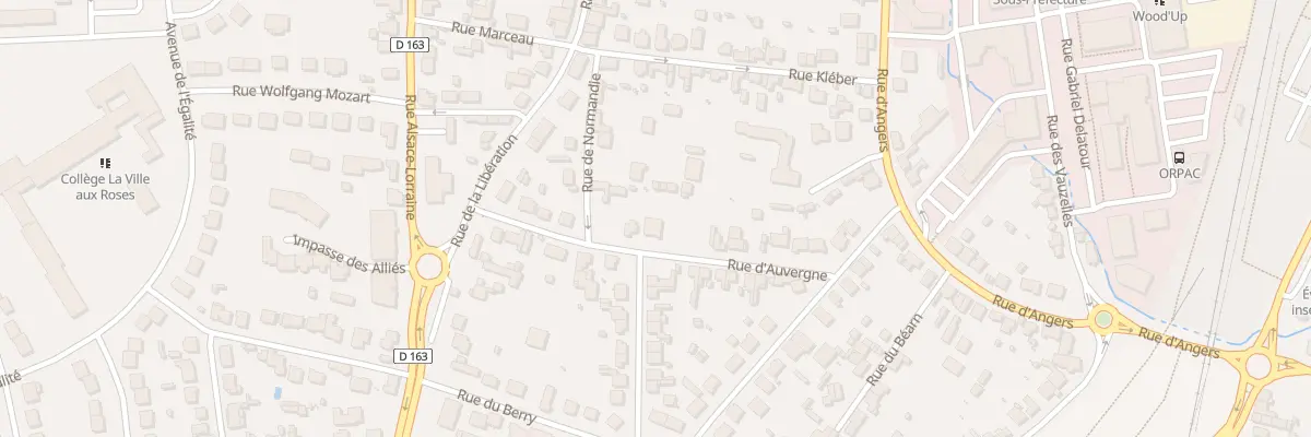 Plan du 18 Rue d’Auvergne à Châteaubriant