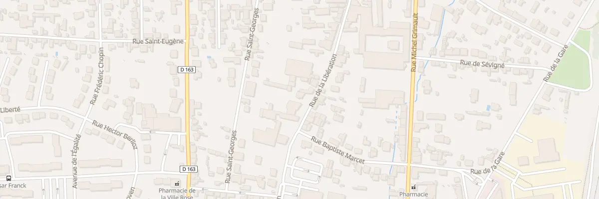 Plan du 28 Rue de la Libération à Châteaubriant