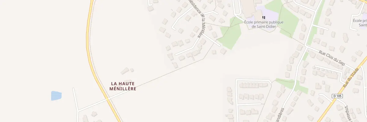 Plan du 30 Residence de la Menillere à Saint-Didier