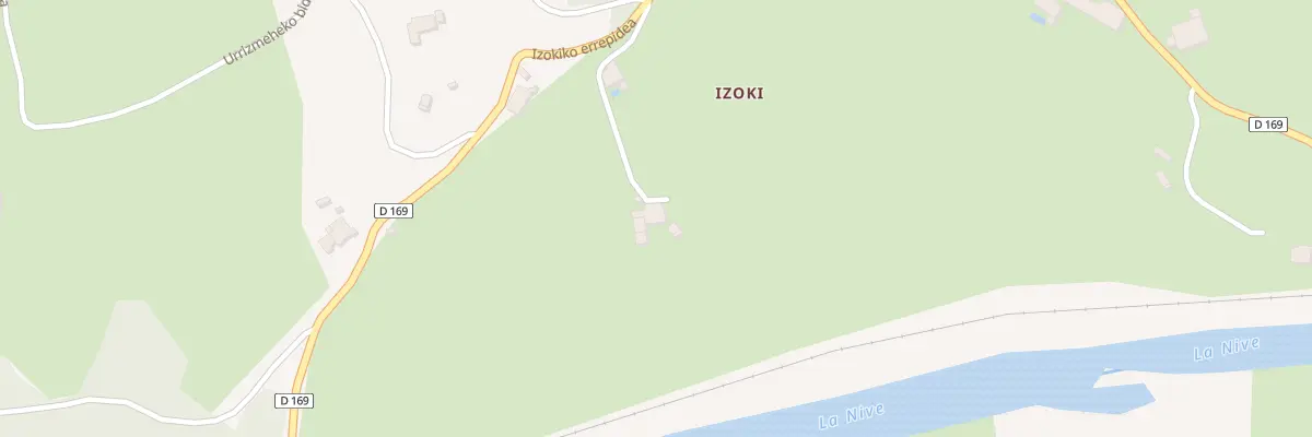 Plan du 184 Paxkoeneko bidea à Itxassou