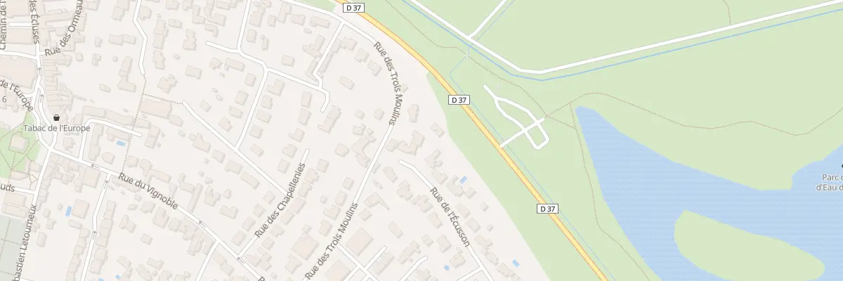 Plan du 25 Rue des Trois Moulins à Saint-Julien-de-Concelles