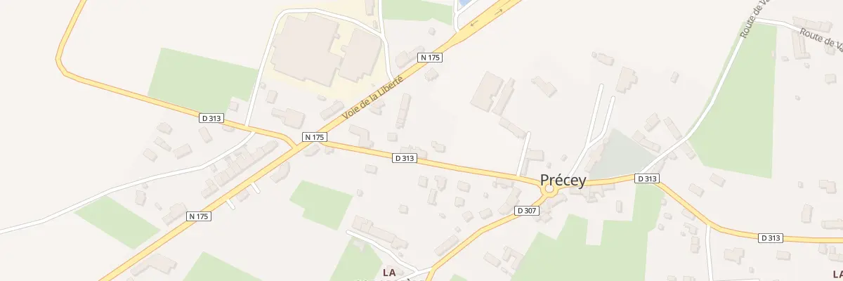 Plan du 7 Rte du Logis à Précey