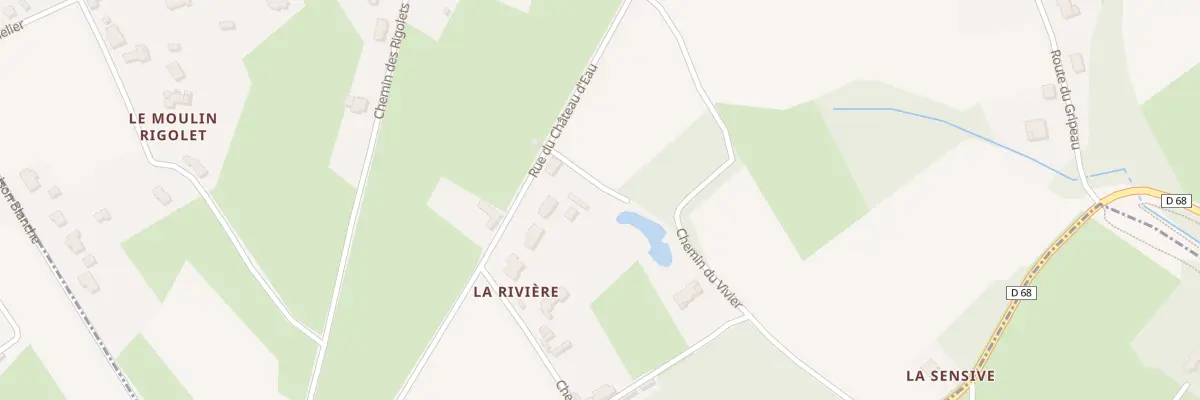 Plan du 28 Rue du Chateau d’Eau au Cellier