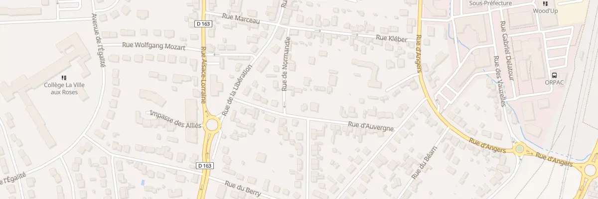 Plan du 22 Rue d’Auvergne à Châteaubriant