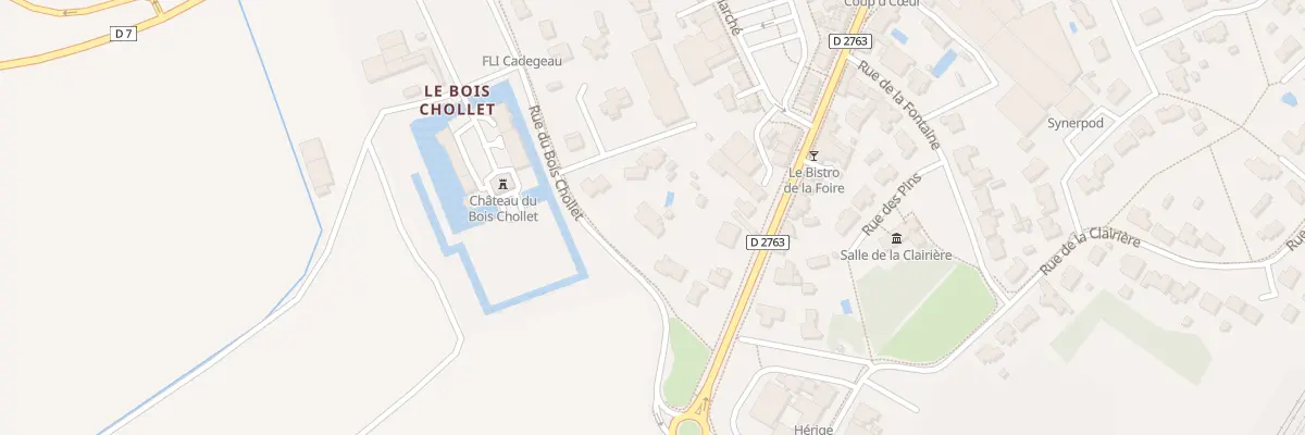 Plan du 6 Rue du bois chollet à L’Herbergement