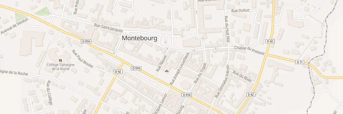 Plan du 9 Pl Saint Jacques à Montebourg