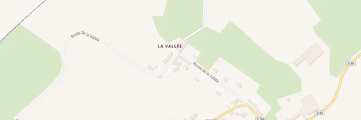 Plan du 5 Rte de la Vallée à Fresville