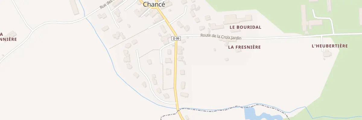 Plan du 7 Rte de la Chapelle à Piré-Chancé