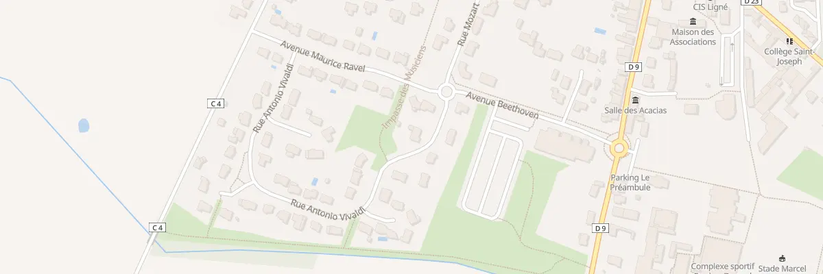 Plan du 415 Rue Vivaldi à Ligné