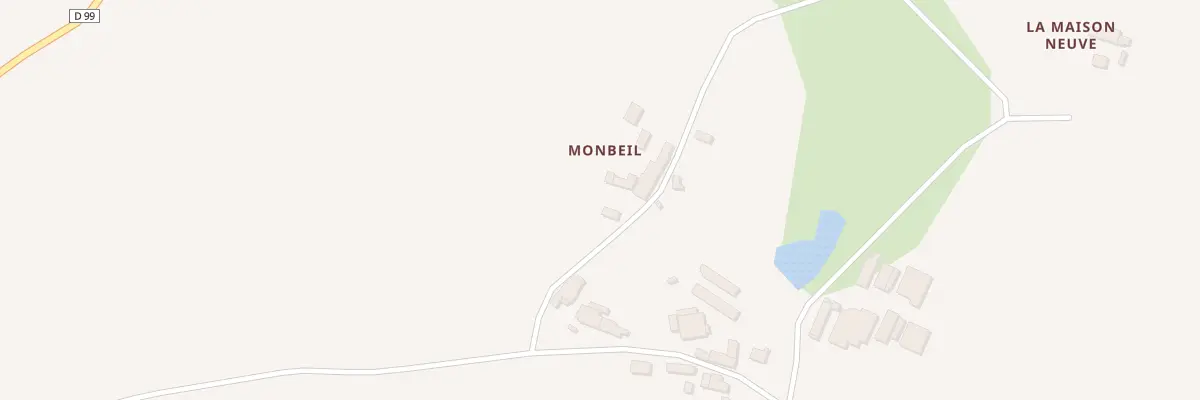 Plan du 5039 Monbeil à Boistrudan