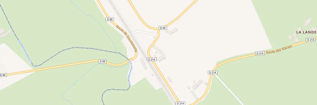 Plan du 30 Rte des Marais à Fresville