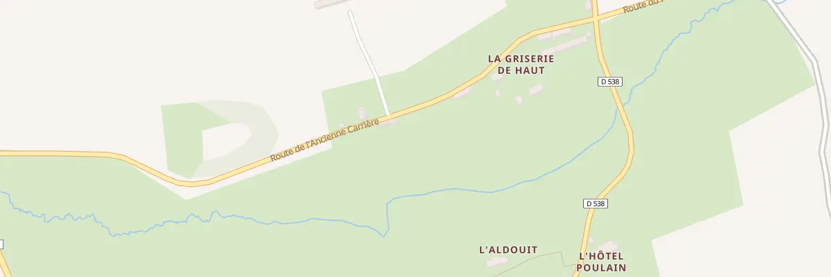 Plan du 2 La Griserie de Haut à Lengronne
