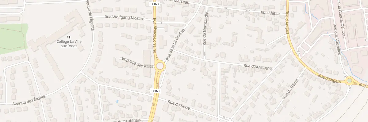 Plan du 25 Rue d’Auvergne à Châteaubriant
