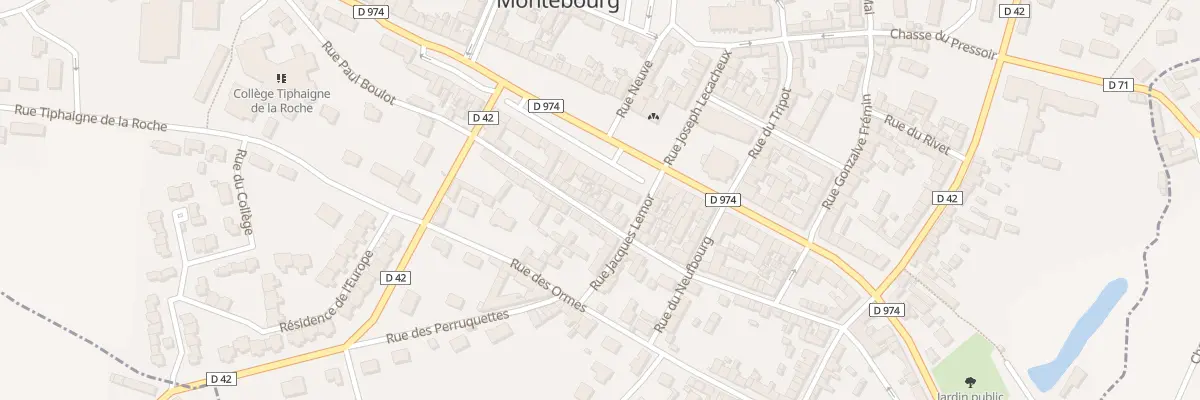 Plan du 48 Rue des Juifs à Montebourg