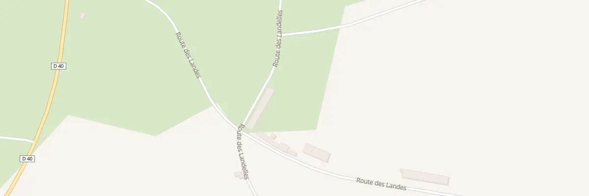 Plan du 1 Les Landes Croix-Avranchin à Saint-James