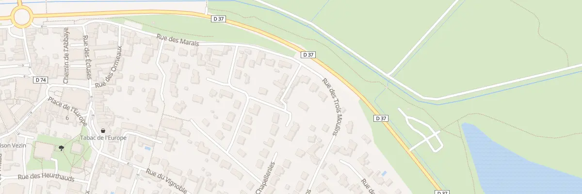 Plan du 16 Rue des Trois Moulins à Saint-Julien-de-Concelles