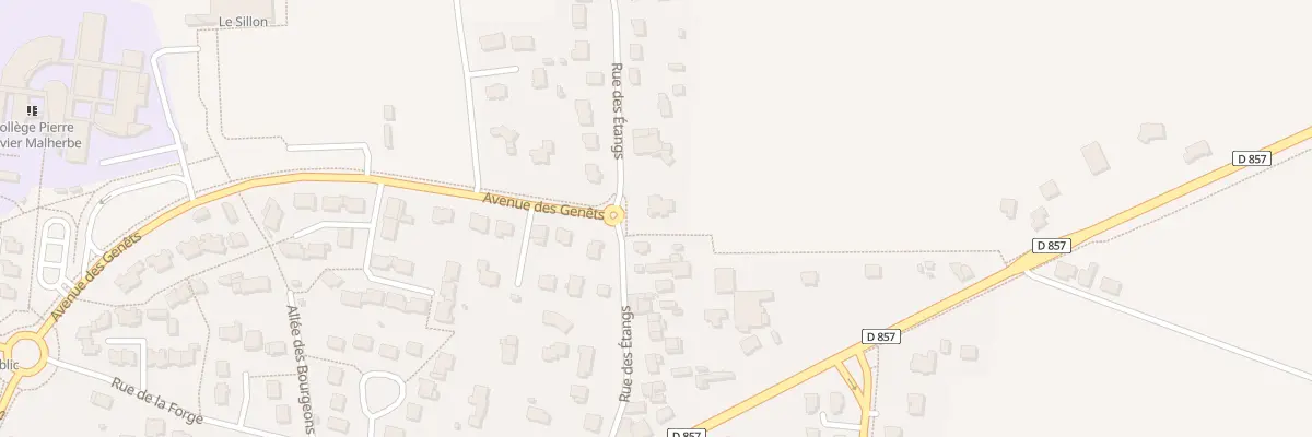 Plan du Courtil de la Ruee à Marpiré