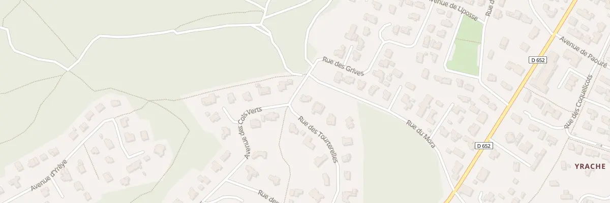 Plan du 8 Av des Cols Verts à Seignosse