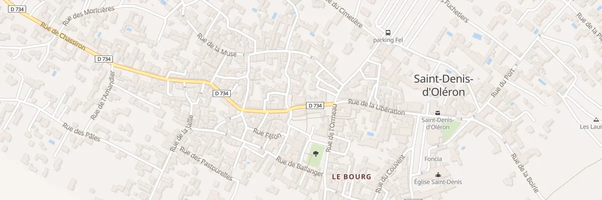 Plan du 6 Rue de Chassiron au Bourg à Saint-Denis-d’Oléron