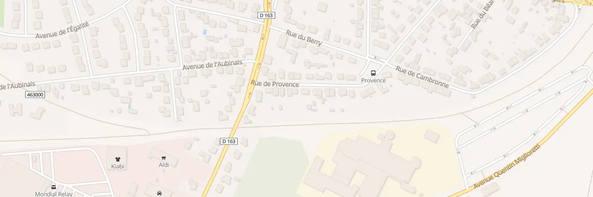 Plan du 51 Rue de Provence à Châteaubriant