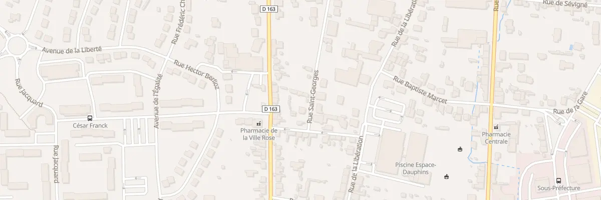Plan du 60 Rue Saint-Georges à Châteaubriant