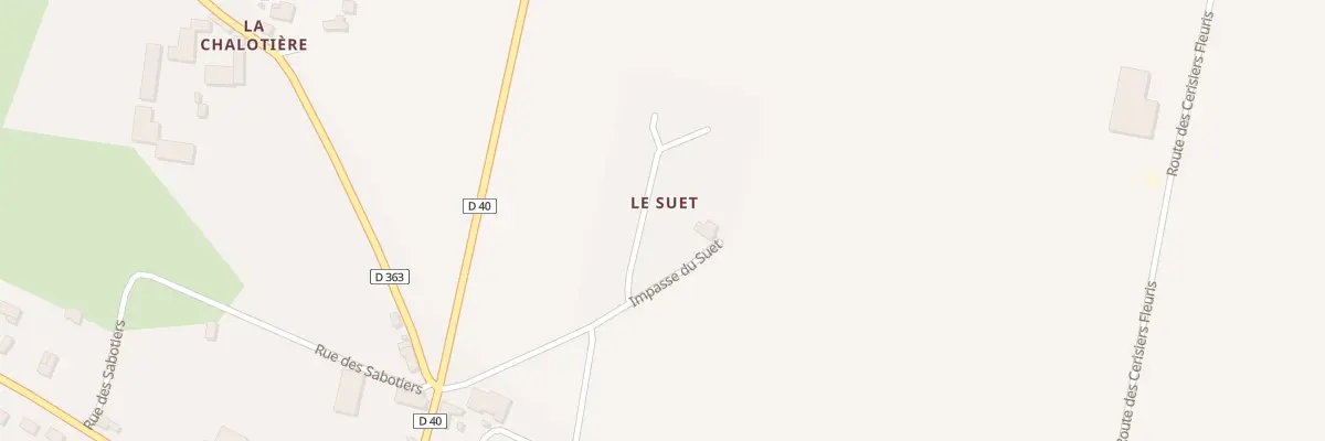 Plan du 4 Le Suet - Croix-Avranchin à Saint-James