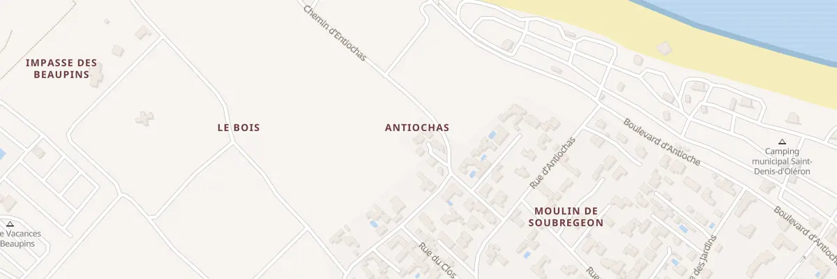 Plan du 22 Che de la Motte Bossée à Saint-Denis-d’Oléron