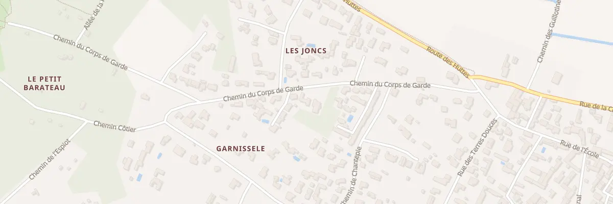 Plan du 225 Che du Corps de Garde à Saint-Georges-d’Oléron