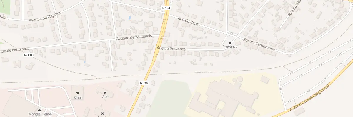 Plan du 55 Rue de Provence à Châteaubriant