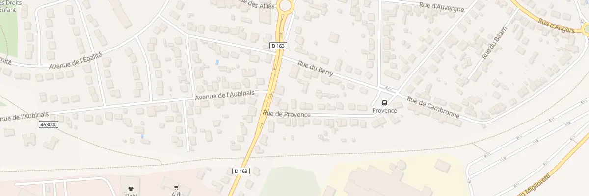 Plan du 36 Rue de Provence à Châteaubriant