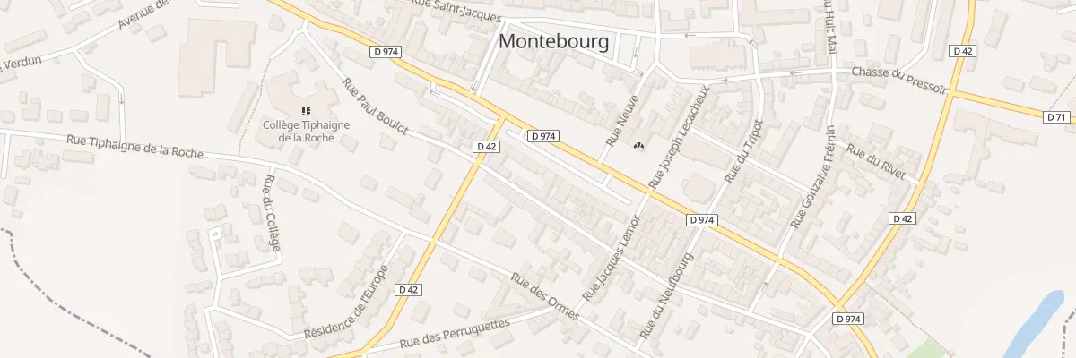 Plan du 25 Pl Albert Pélerin à Montebourg