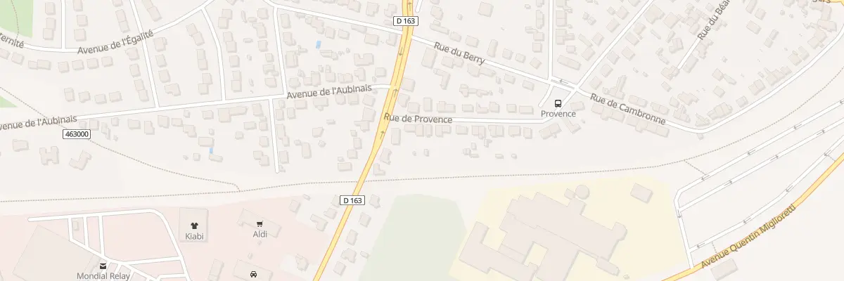 Plan du 57 Rue de Provence à Châteaubriant