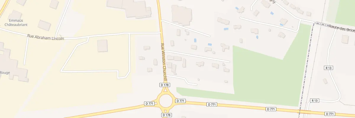 Plan du 2A Av de la Blancheraie à Châteaubriant