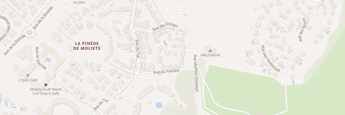 Plan du 23 Rue Desbieys à Moliets-et-Maa