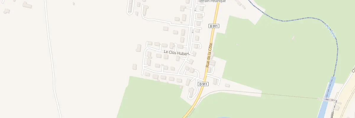 Plan du 39 Res du Clos Hubert à Marcey-les-Grèves