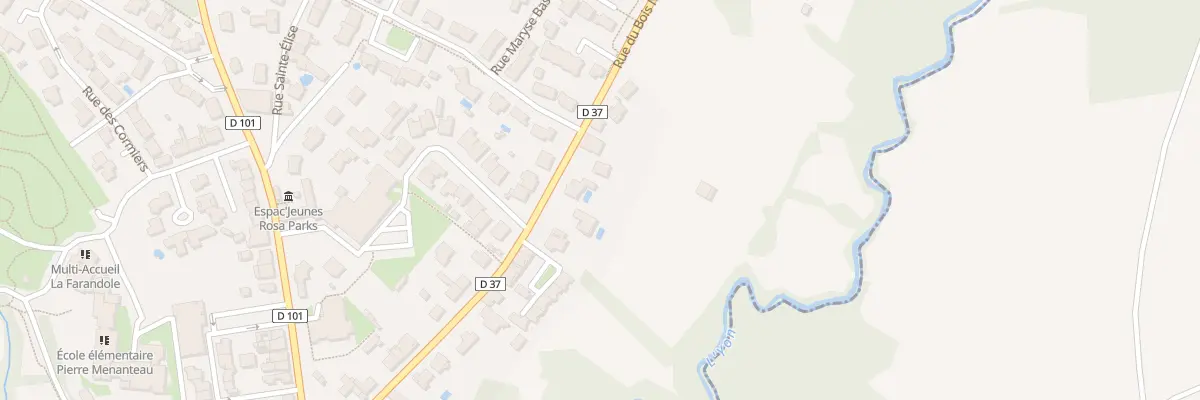 Plan du 28 Rue du bois noir à Dompierre-sur-Yon